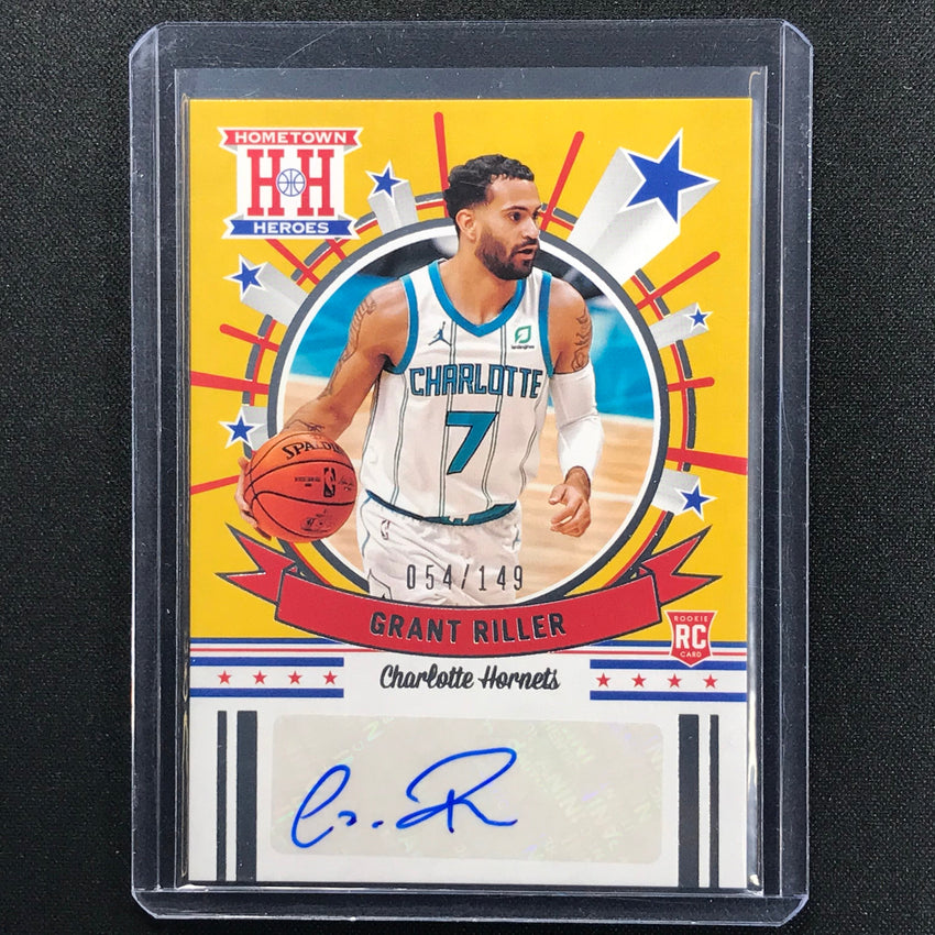2020-21 Chronicles Grant Riller Hometown Heroes Rookie Auto 54/149
