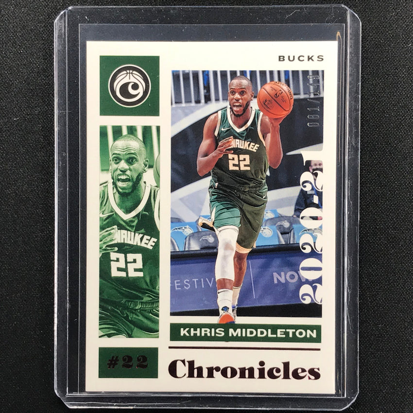 2020-21 Chronicles Khris Middleton Chronicles Base Red 81/149