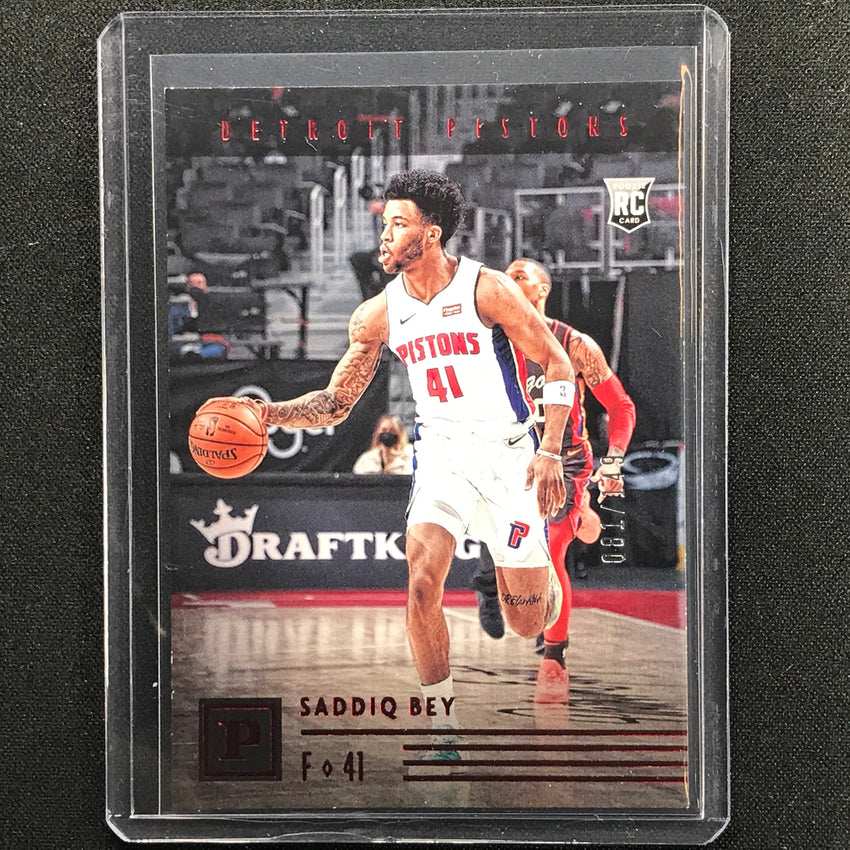 2020-21 Chronicles Saddiq Bey Panini Base Rookie Red 81/149