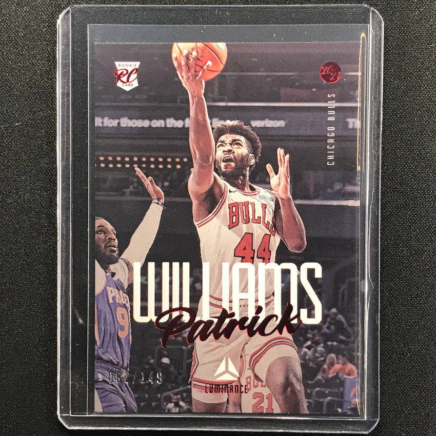 2020-21 Chronicles Patrick Williams Luminance Rookie Red 62/149
