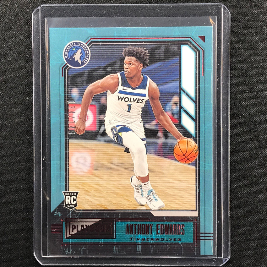 2020-21 Chronicles Anthony Edwards Playbook Rookie Red 134/149