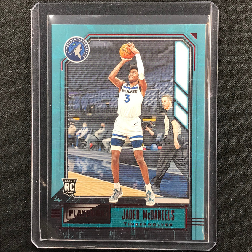 2020-21 Chronicles Jaden Mcdaniels Playbook Rookie Red 14/149
