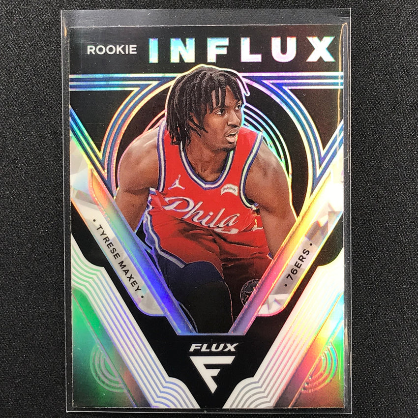 2020-21 Flux Tyrese Maxey Rookie Influx Silver Prizm No 17