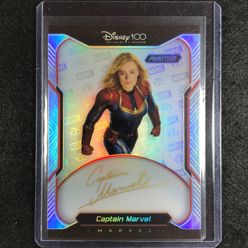 2023 Disney 100 Phantom Marvel Captain Marvel Signature 18/100