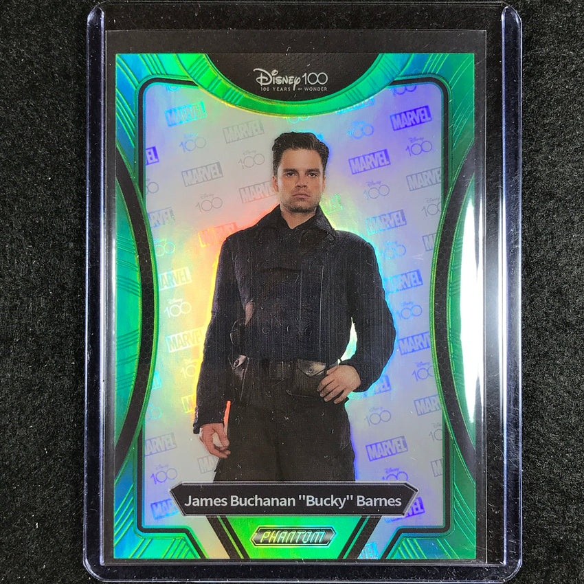 2023 Disney 100 Phantom Marvel James Buchanan Bucky Barnes Green Parallel 1/20
