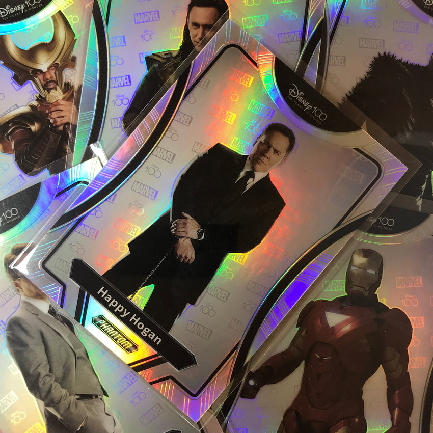 2023 Disney 100 Phantom Marvel Captain Marvel Base Silver Refractor #71