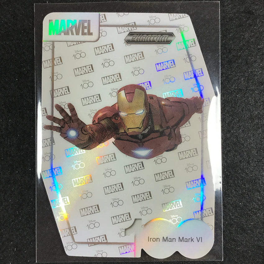 2023 Disney 100 Phantom Marvel Iron Man Mark Vi Disney 100 Die-cut Parallel #1