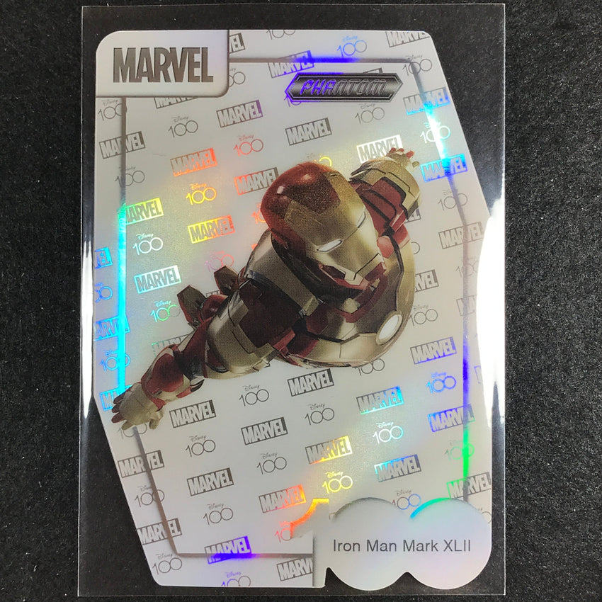 2023 Disney 100 Phantom Marvel Iron Man Mark Xlii Disney 100 Die-cut Parallel #6
