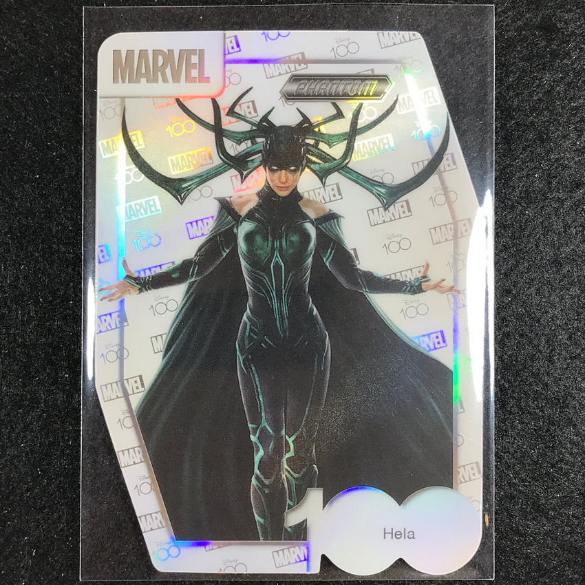 2023 Disney 100 Phantom Marvel Hela Disney 100 Die-cut Parallel #17
