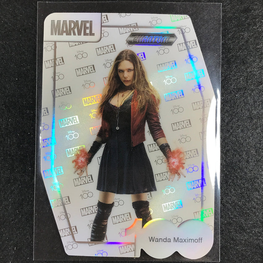 2023 Disney 100 Phantom Marvel Wanda Maximoff Disney 100 Die-cut Parallel No 35