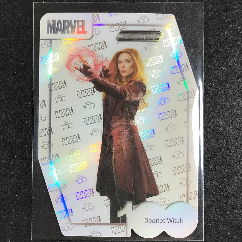 2023 Disney 100 Phantom Marvel Scarlet Witch Disney 100 Die-cut Parallel #36