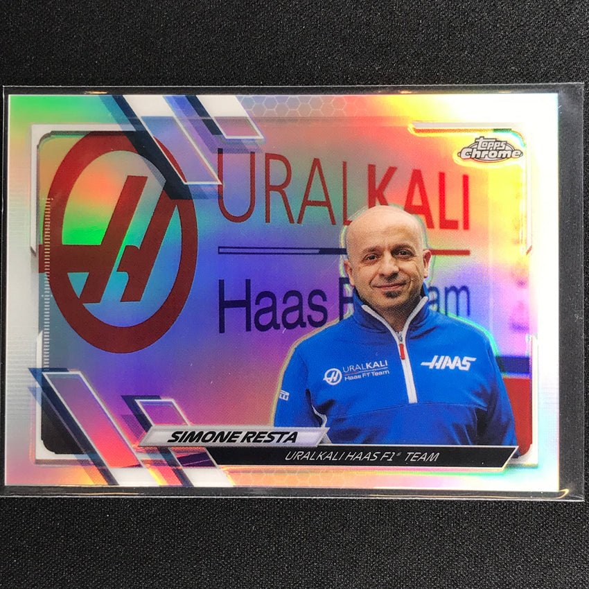 2021 Topps Chrome SIMONE RESTA F1 Crew Refractor #93