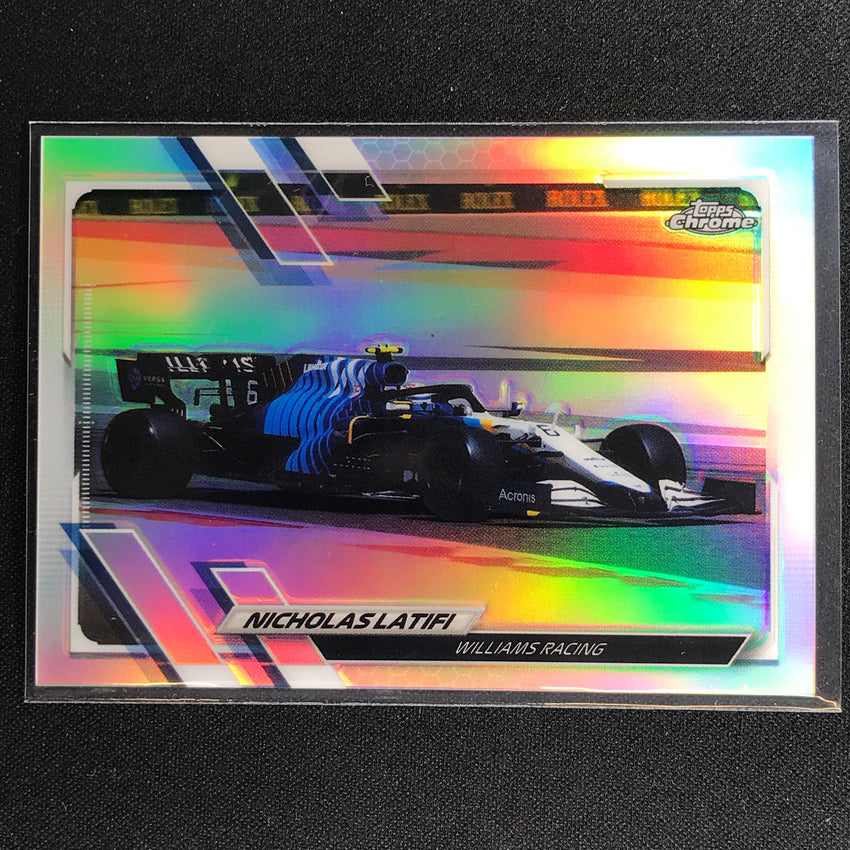 2021 Topps Chrome NICHOLAS LATIFI F1 Cars Refractor #115