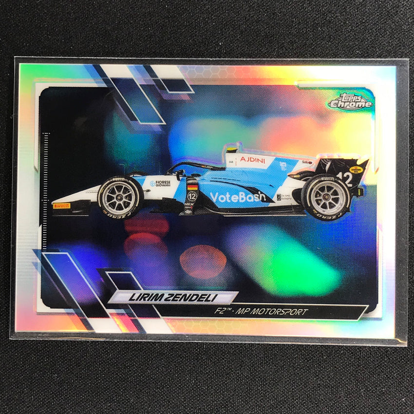 2021 Topps Chrome LIRIM ZENDELI F2 Cars Refractor #120