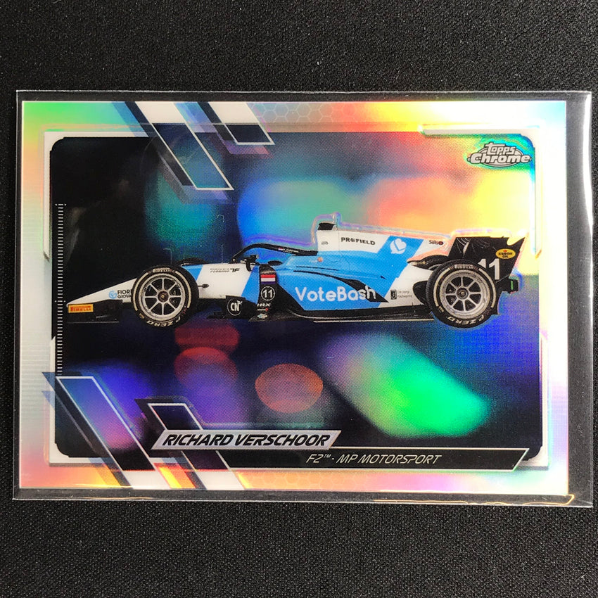 2021 Topps Chrome RICHARD VERSCHOOR F2 Cars Refractor #121