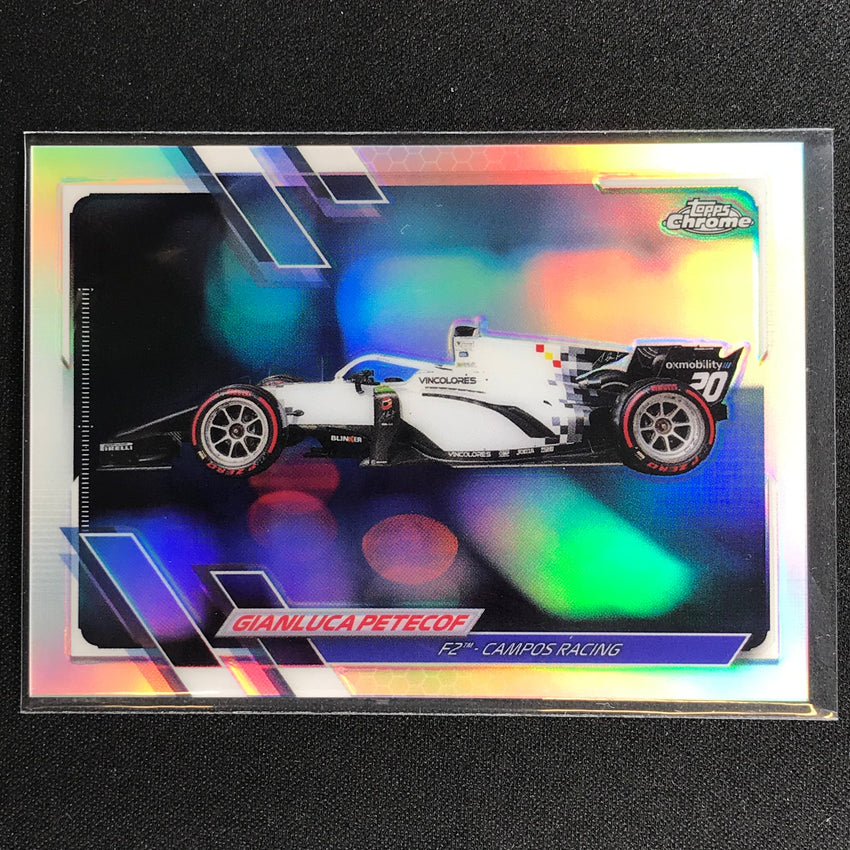 2021 Topps Chrome GIANLUCA PETECOF F2 Cars Refractor #123