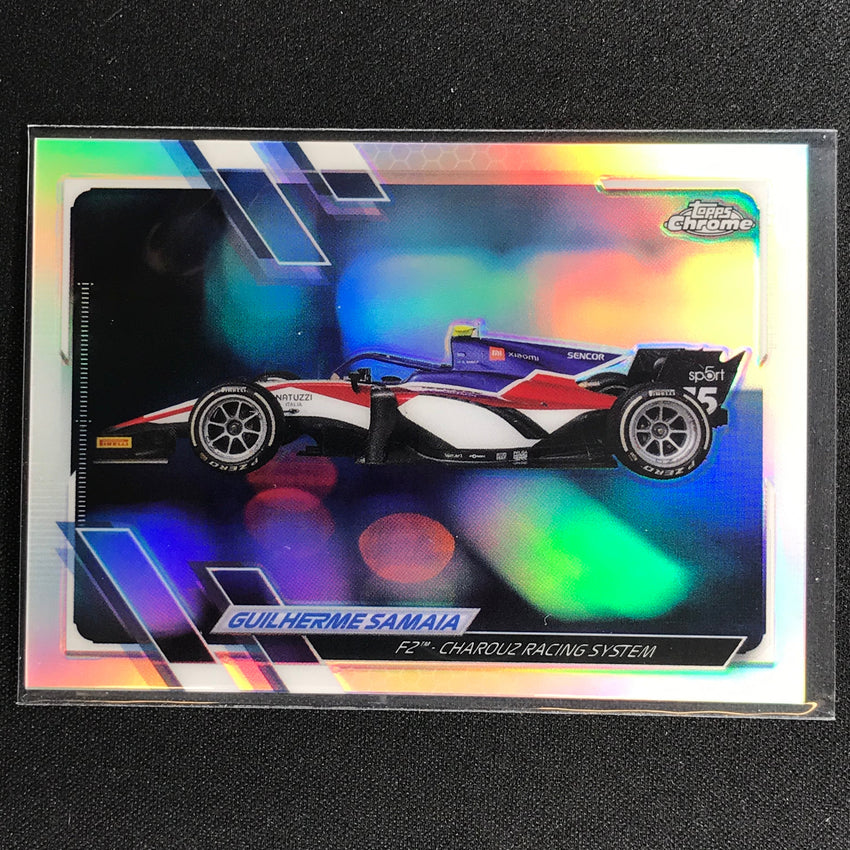 2021 Topps Chrome GUILHERME SAMAIA F2 Cars Refractor #129