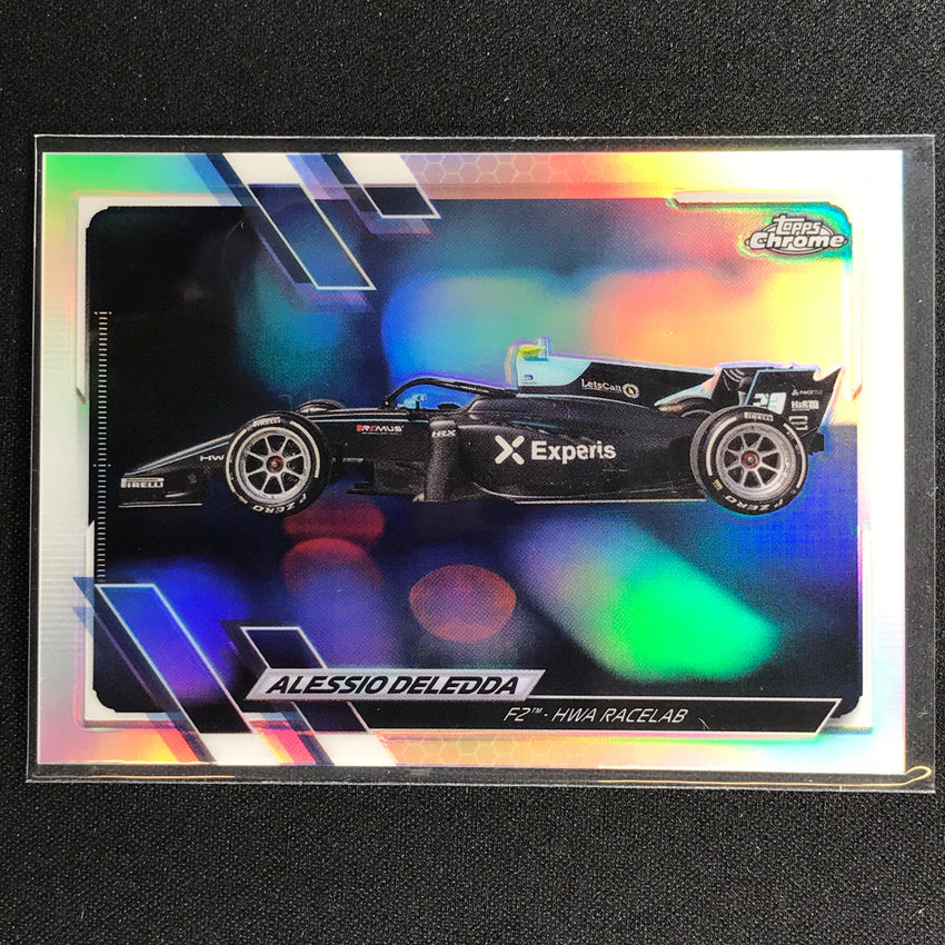 2021 Topps Chrome ALESSIO DELEDDA F2 Cars Refractor #133