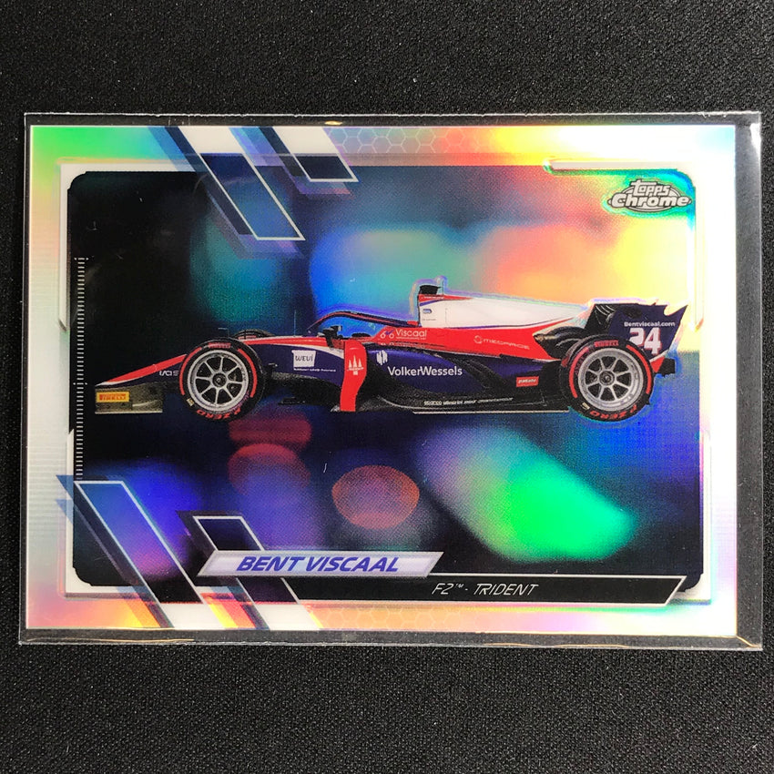 2021 Topps Chrome BRENT VISCAAL F2 Cars Refractor #135