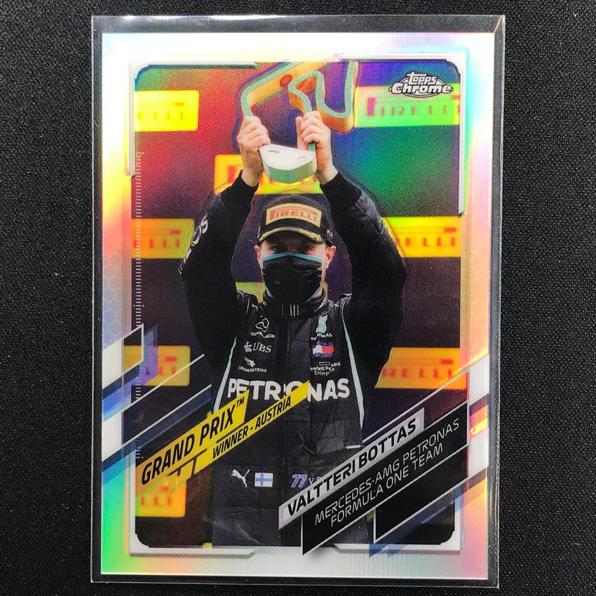 2021 Topps Chrome VALTTERI BOTTAS Grand Prix Winners Refractor #138