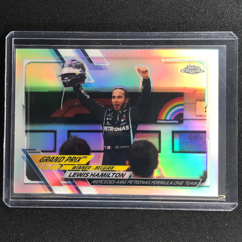 2021 Topps Chrome LEWIS HAMILTON Grand Prix Winners Refractor #140