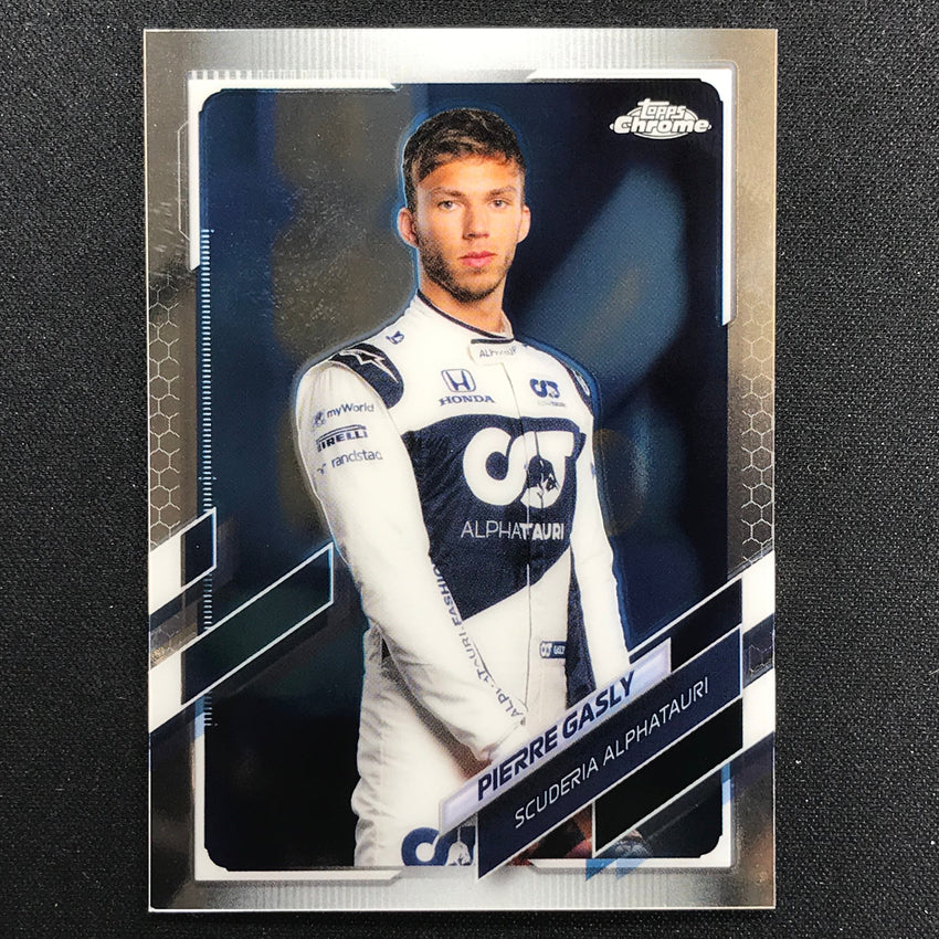 2021 Topps Chrome PIERRE GASLY F1 Racers Base #13