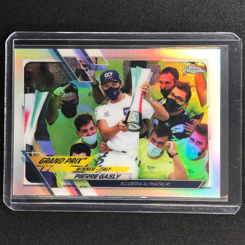 2021 Topps Chrome PIERRE GASLY Grand Prix Winners Refractor #145