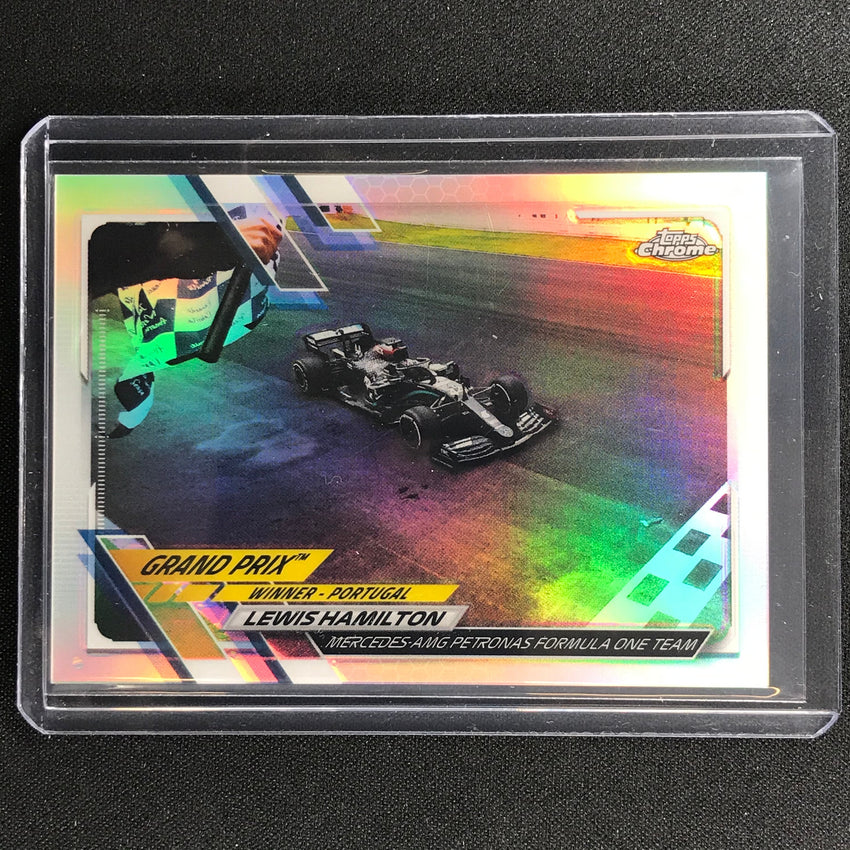 2021 Topps Chrome LEWIS HAMILTON Grand Prix Winners Refractor #149