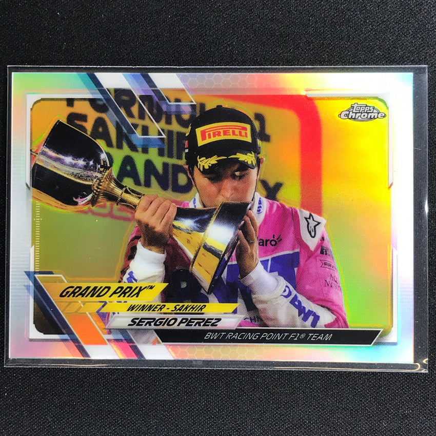 2021 Topps Chrome SERGIO PEREZ Grand Prix Winners Refractor #153