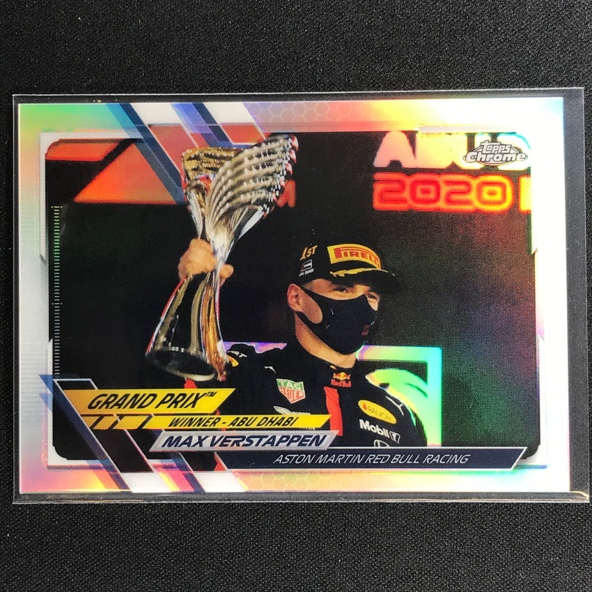 2021 Topps Chrome MAX VERSTAPPEN Grand Prix Winners Refractor #154
