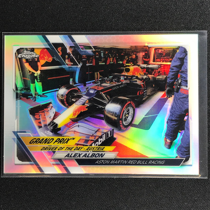 2021 Topps Chrome ALEX ALBON Grand Prix Driver of the Day Refractor #170