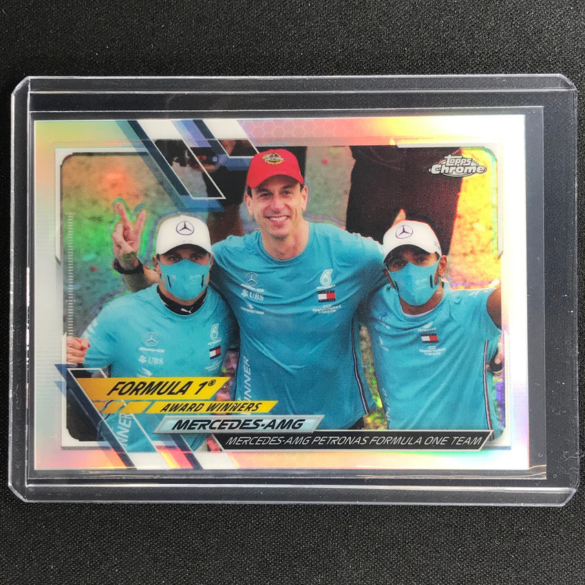 2021 Topps Chrome MERCEDES-AMG PETRONAS F1 Award Winners Refractor #172