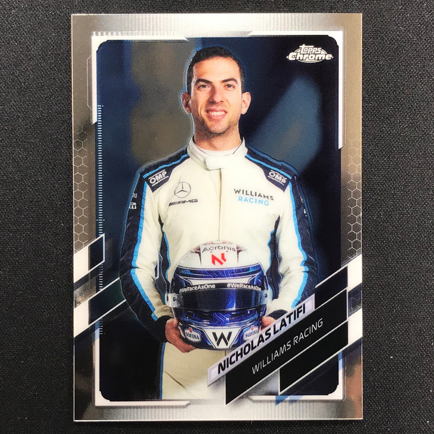 2021 Topps Chrome NICHOLAS LATIFI F1 Racers Base #20