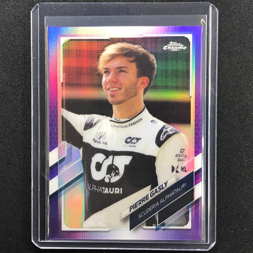 2021 Topps Chrome Pierre Gasly F1 Racers Purple 270/399
