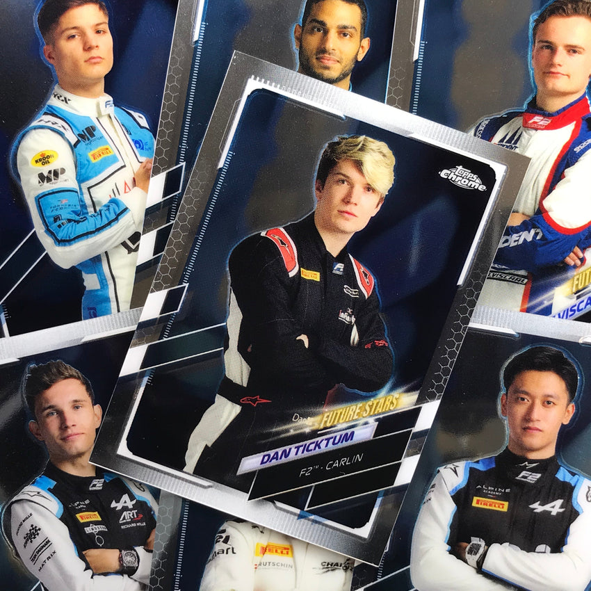 2021 Topps Chrome JEHAN DARUVALA F2 Racers Future Stars Base #67