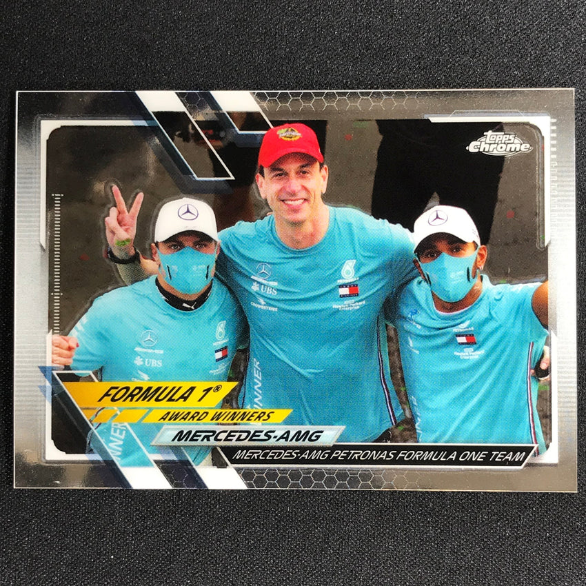 2021 Topps Chrome MERCEDES-AMG PETRONAS F1 Award Winners Base #172