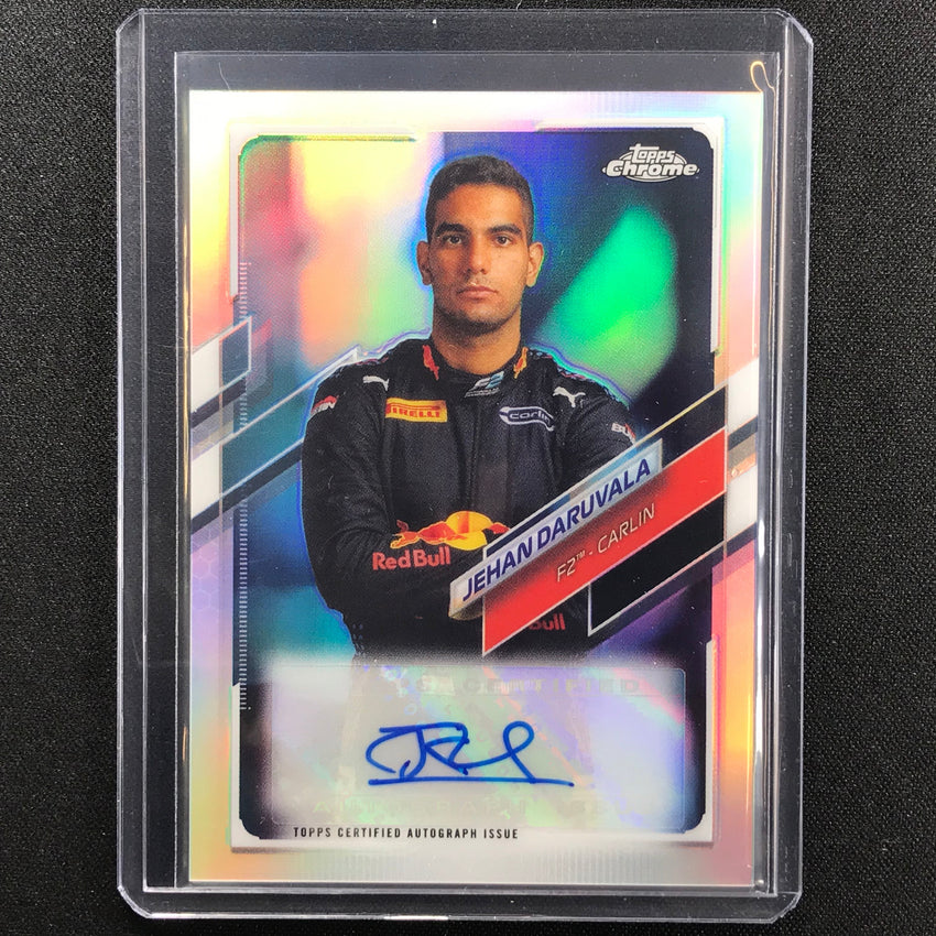 2021 Topps Chrome Jehan Daruvala F2 Racers Autographs Refractor 259/396