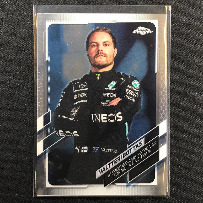2021 Topps Chrome VALTTERI BOTTAS F1 Racers Base #2