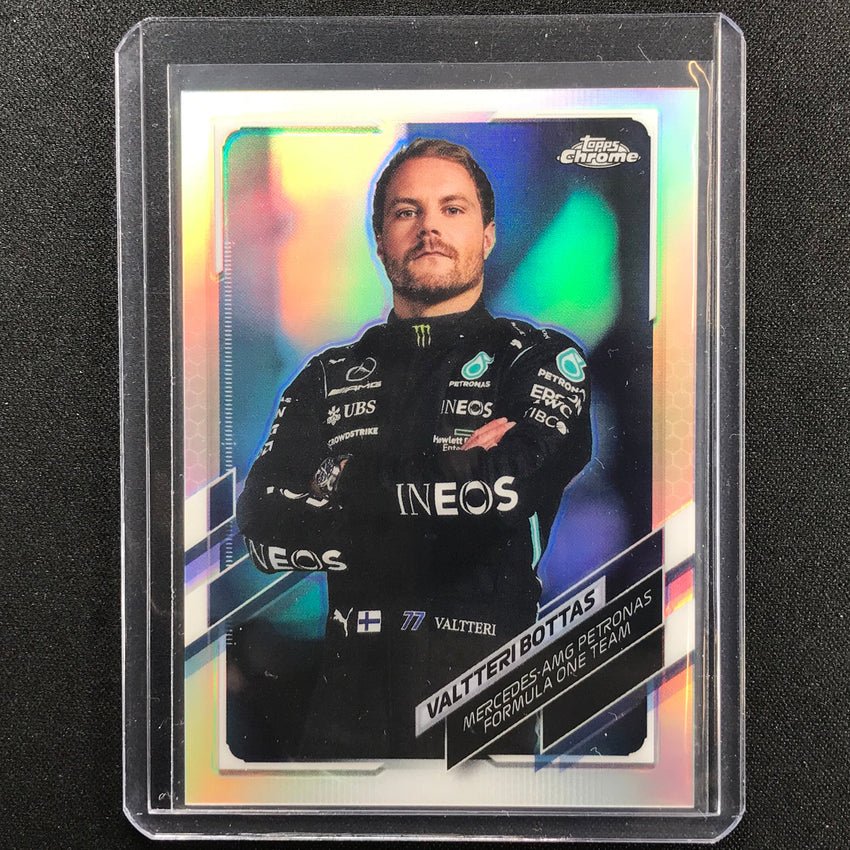 2021 Topps Chrome VALTTERI BOTTAS F1 Racers Refractor #2