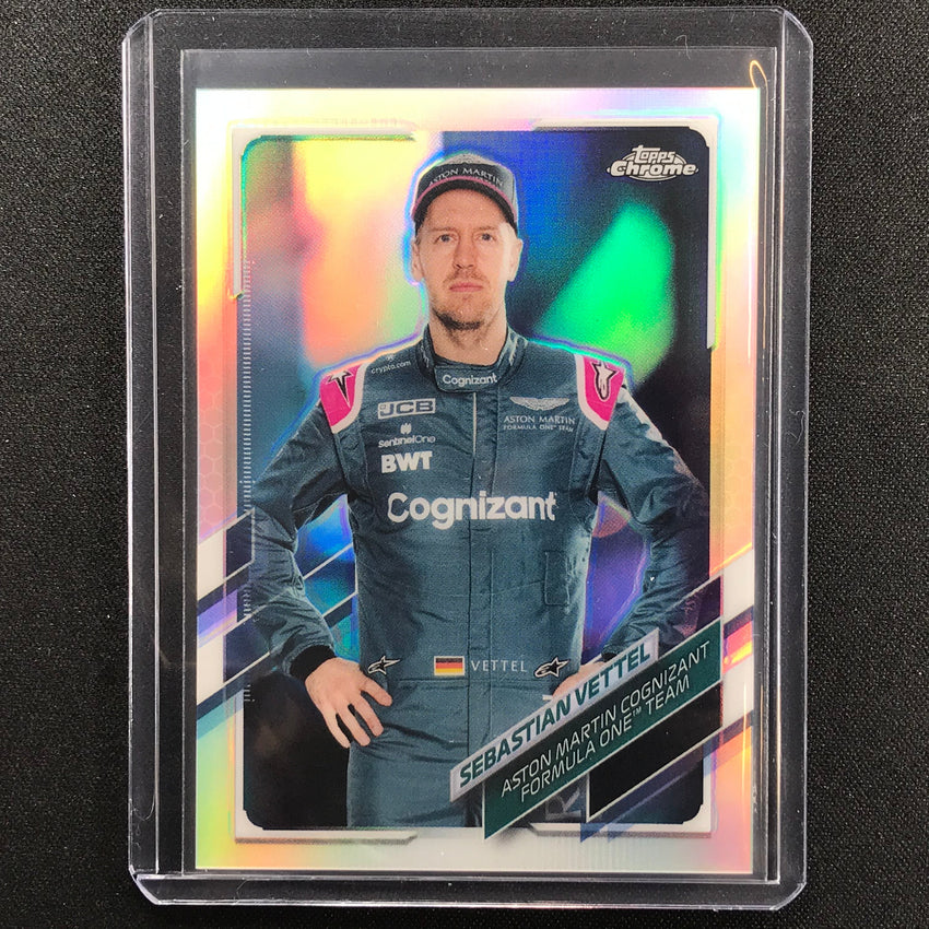 2021 Topps Chrome SEBASTIAN VETTEL F1 Racers Refractor #7