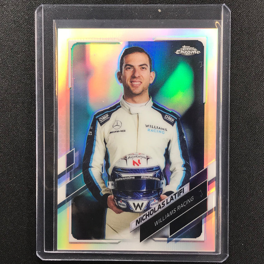 2021 Topps Chrome NICHOLAS LATIFI F1 Racers Refractor #20