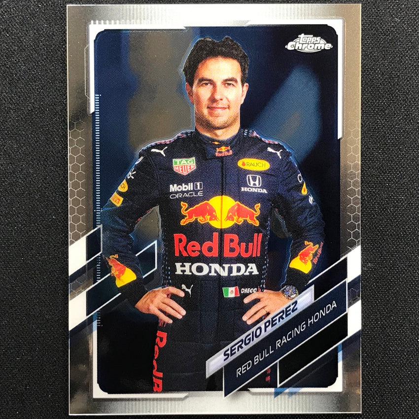 2021 Topps Chrome SERGIO PEREZ F1 Racers Base #4