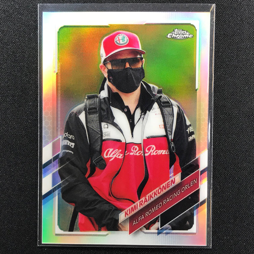 2021 Topps Chrome KIMI RAIKKONEN F1 Racers Refractor #26