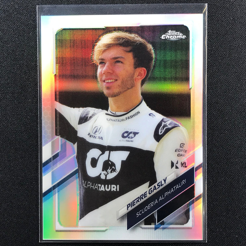 2021 Topps Chrome PIERRE GASLY F1 Racers Refractor #30