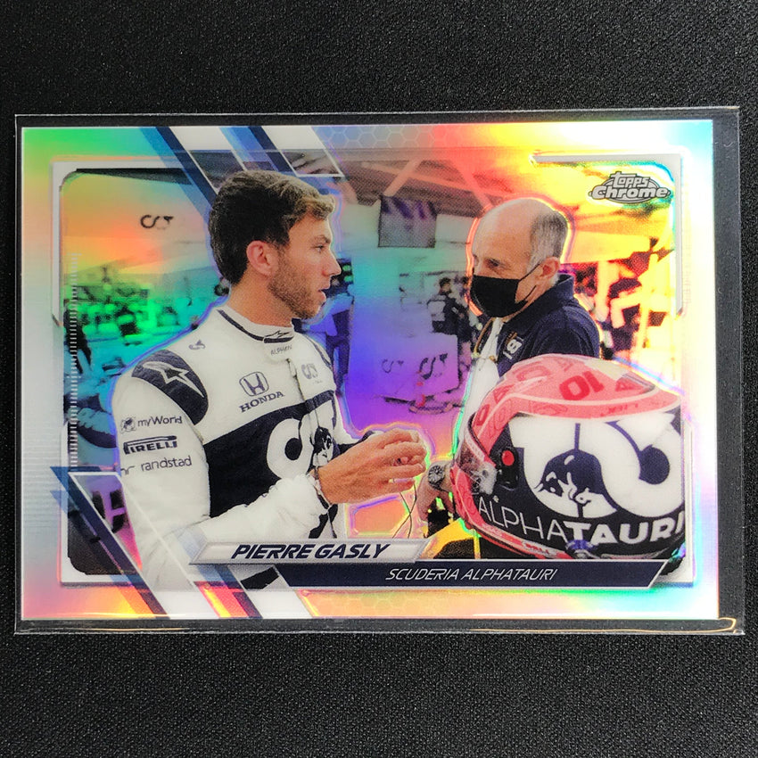 2021 Topps Chrome PIERRE GASLY F1 Racers Refractor #36