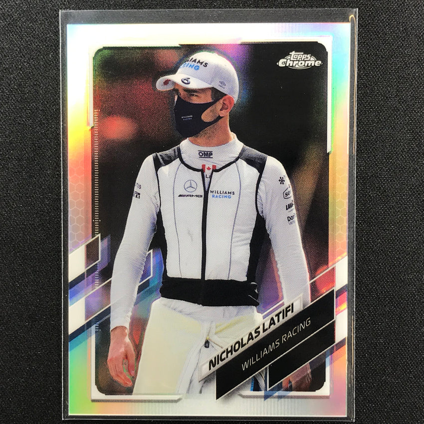 2021 Topps Chrome NICHOLAS LATIFI F1 Racers Refractor #42