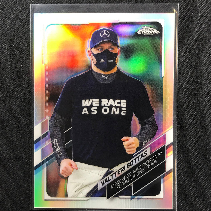 2021 Topps Chrome VALTTERI BOTTAS F1 Racers Refractor #44