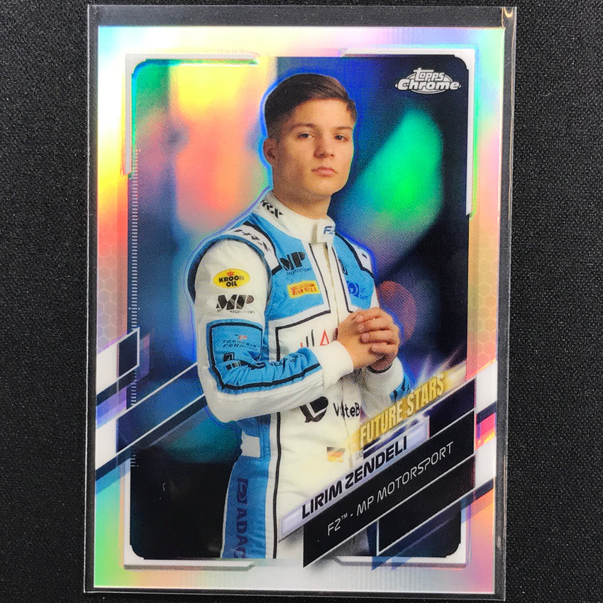 2021 Topps Chrome LIRIM ZENDELI F2 Racers Future Stars Refractor #62