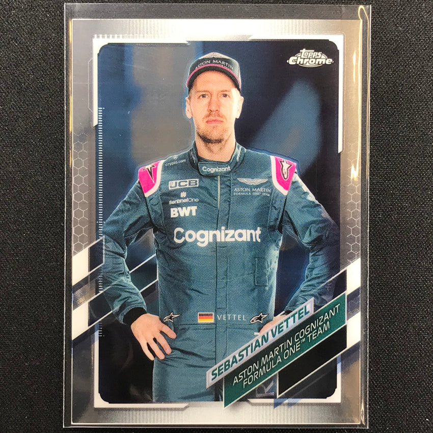 2021 Topps Chrome SEBASTIAN VETTEL F1 Racers Base #7