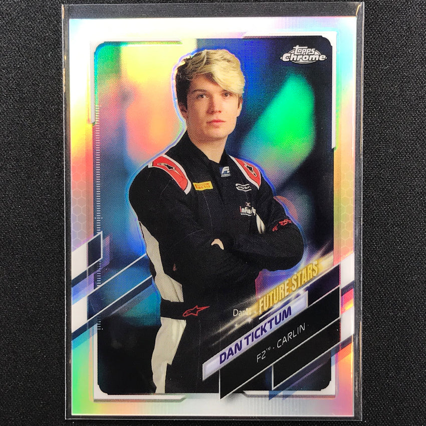 2021 Topps Chrome DAN TICKTUM F2 Racers Future Stars Refractor #66